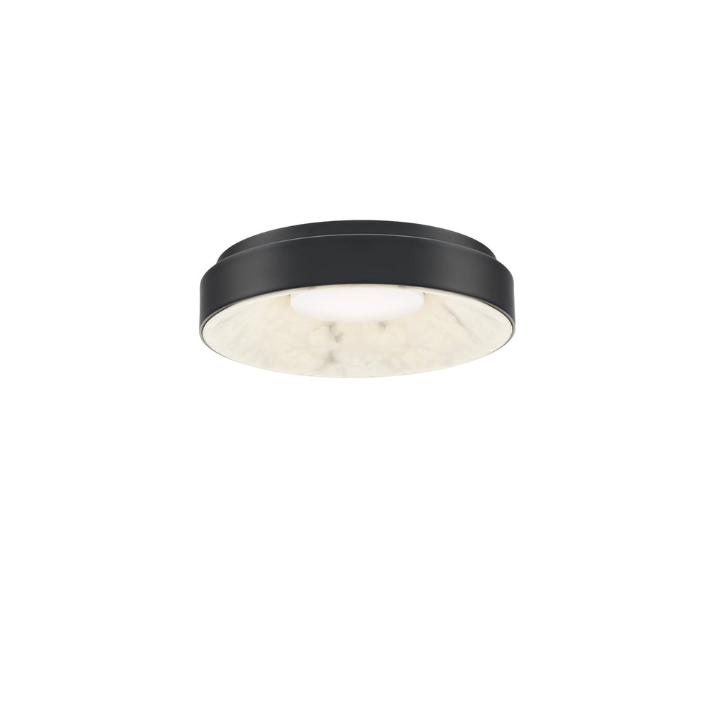 ##Antique Hardware## Crackle LED Flush Mount