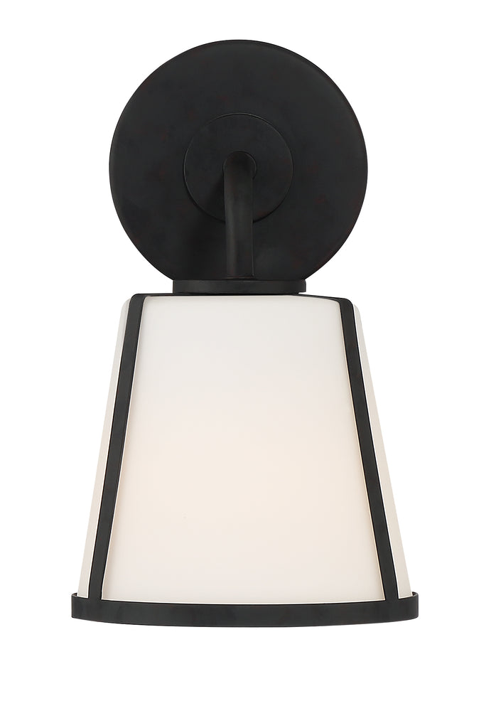 Antique Hardware Fulton 1 Light Black Bathroom Vanity Bath and Vanity