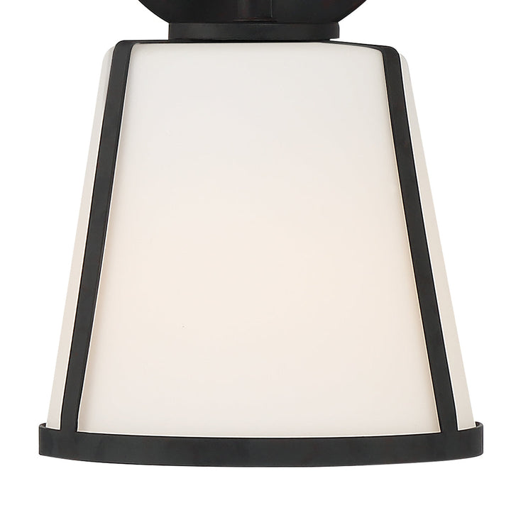 Antique Hardware Fulton 1 Light Black Bathroom Vanity Bath and Vanity