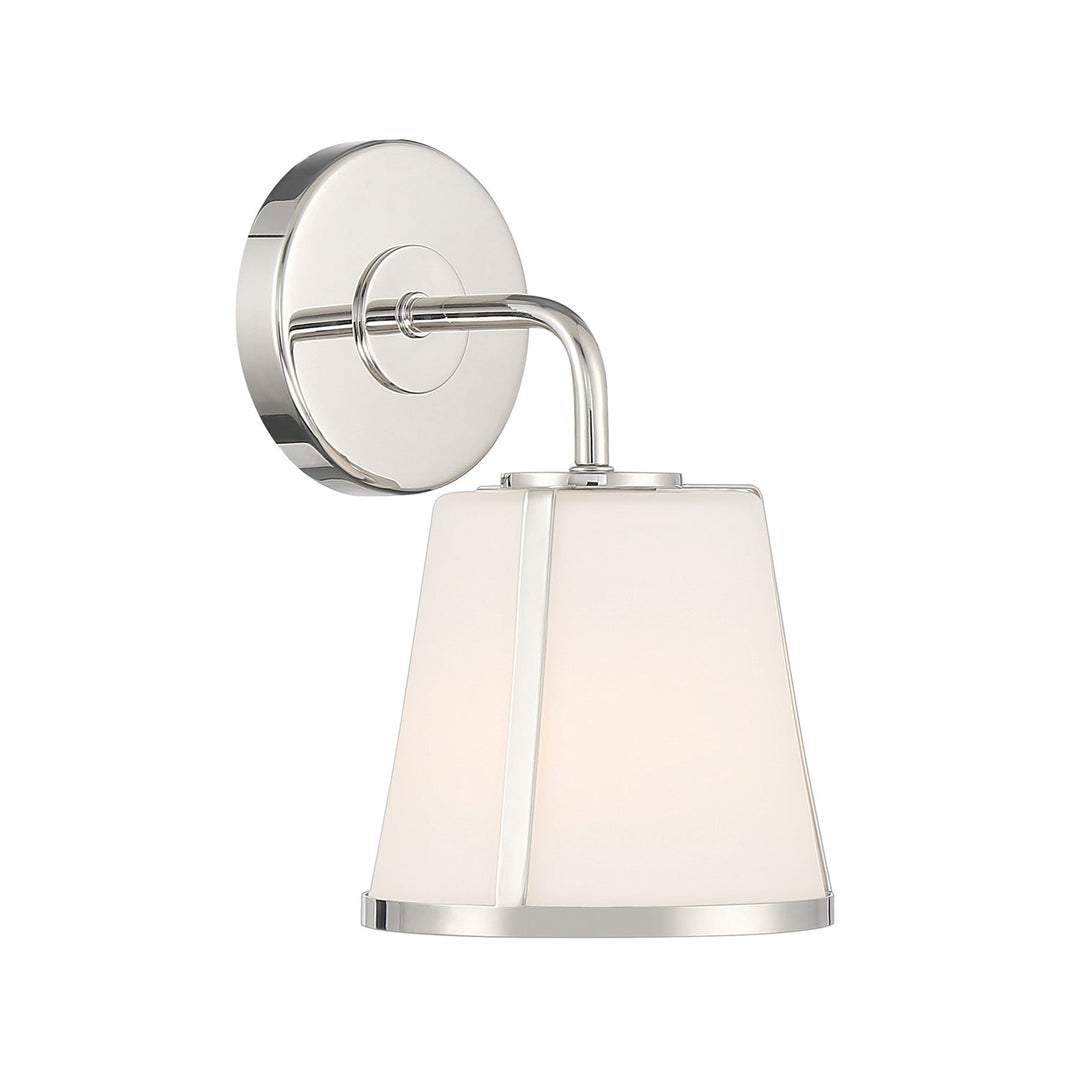 ##Antique Hardware## Fulton 1 Light Polished Nickel Bathroom Vanity
