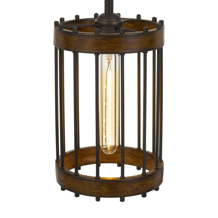 ##Antique Hardware## CANTANIA 60W METAL PENDANT FIXTURE (EDISON BULBS NOT INCLUDED)