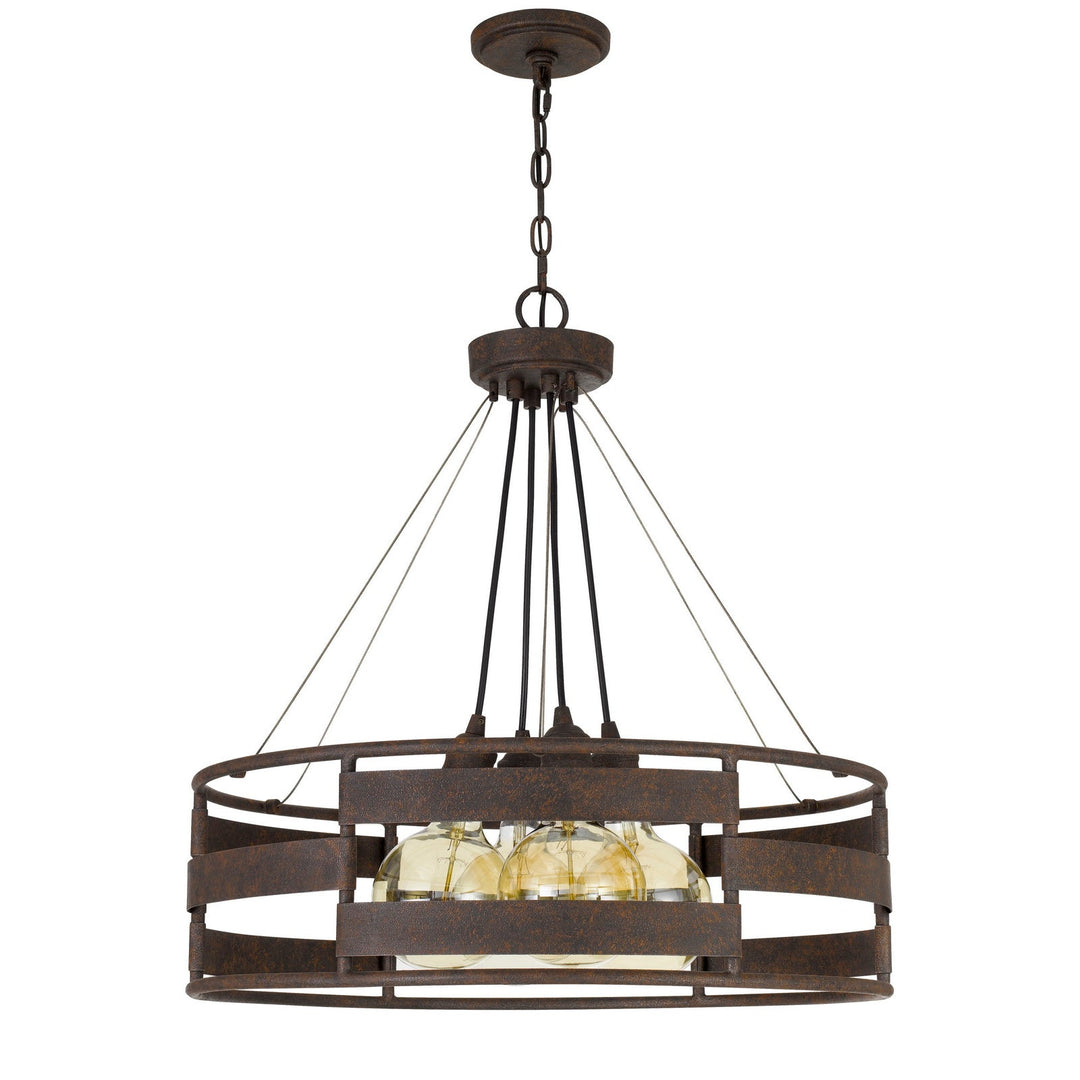##Antique Hardware## 60W X 4 ROCHEFORT METAL CHANDELIER (EDISON BULBS SHOWN ARE INCLUDED)