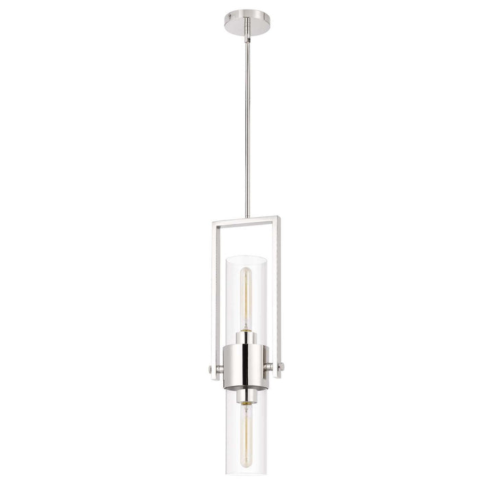 ##Antique Hardware## 60W REDMOND METAL PENDANT WITH CLEAR GLASS SHADE