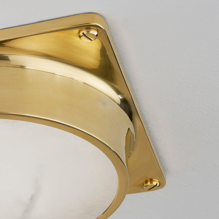 ##Antique Hardware## Greenwich Flush Mount