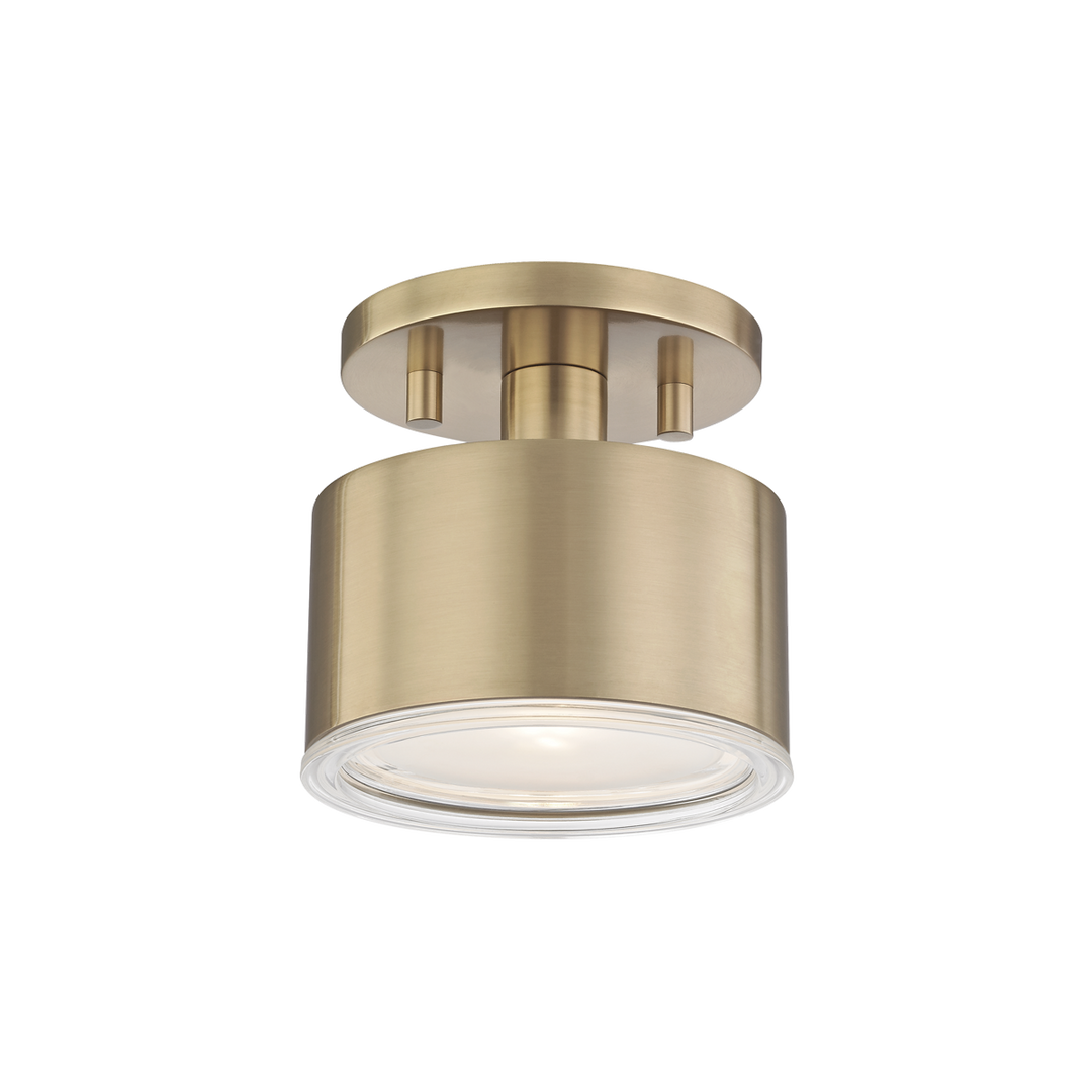 ##Antique Hardware## Nora Semi Flush