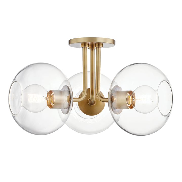 ##Antique Hardware## Margot Semi Flush