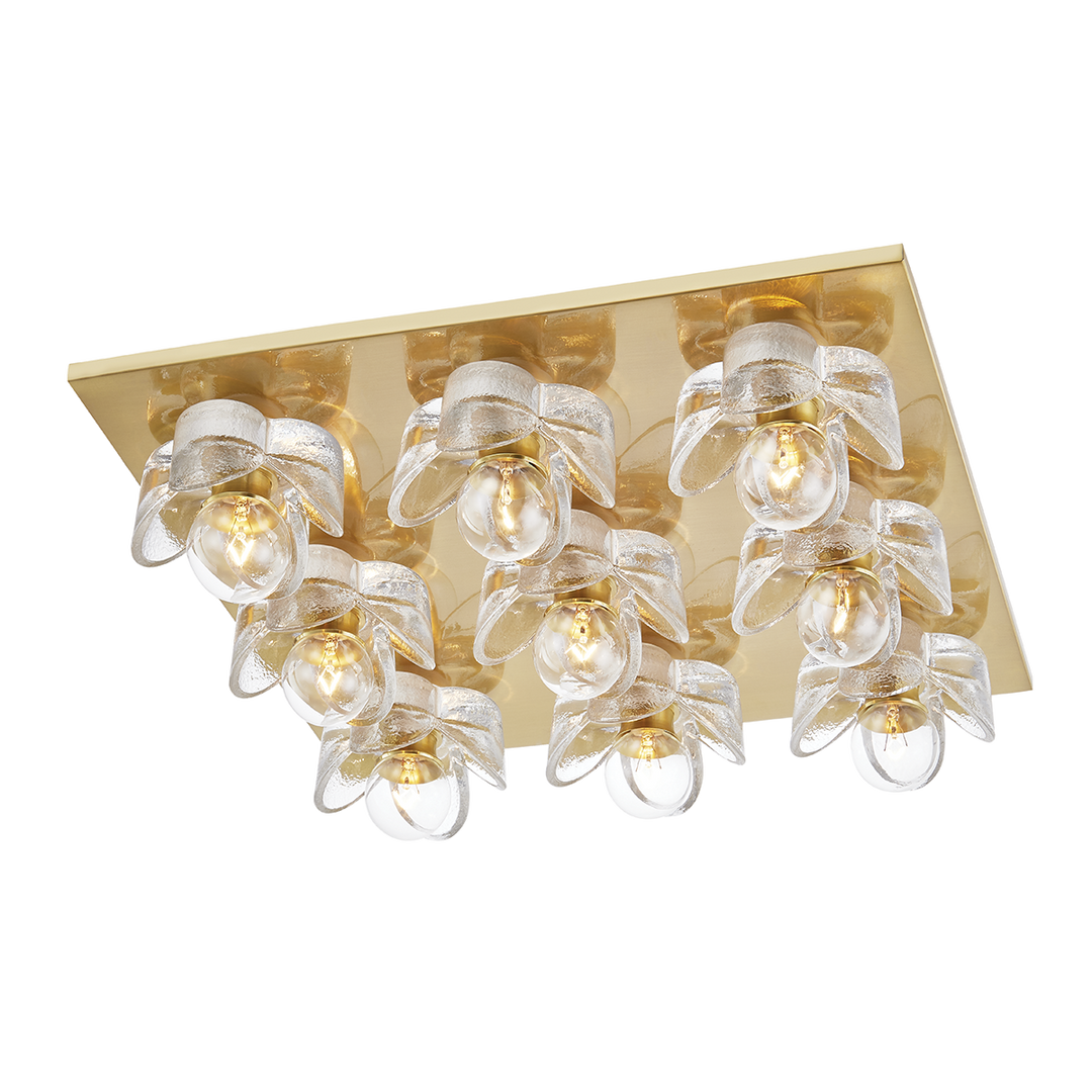 ##Antique Hardware## Shea Flush Mount