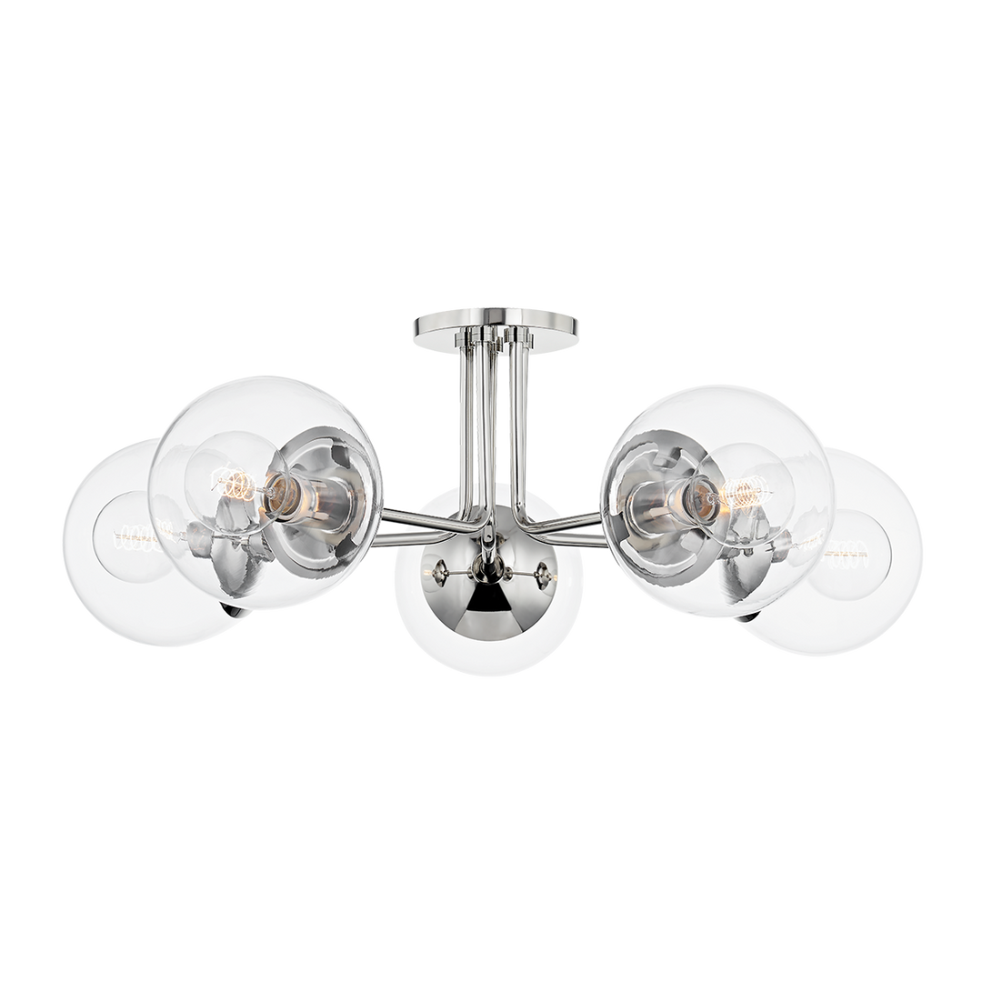 ##Antique Hardware## Meadow Semi Flush