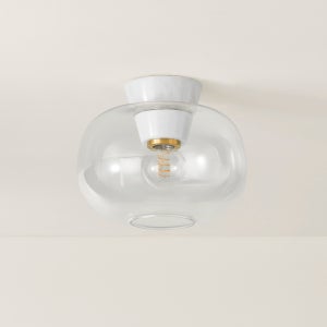 ##Antique Hardware## Ariella Flush Mount