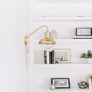 ##Antique Hardware## Riley Plug-In Sconce