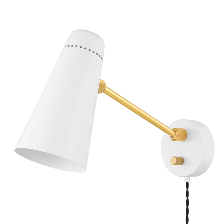 ##Antique Hardware## Alex Plug-In Sconce