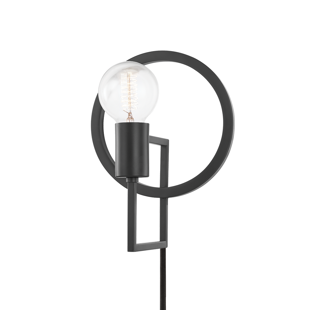 ##Antique Hardware## Tory Plug-In Sconce