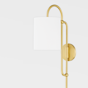 ##Antique Hardware## Caroline Plug-In Sconce