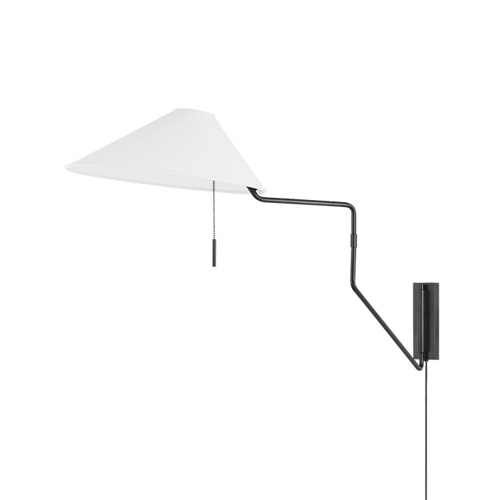##Antique Hardware## Aisa Plug-In Sconce
