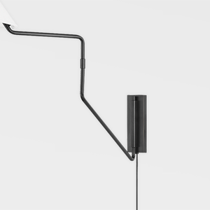 ##Antique Hardware## Aisa Plug-In Sconce