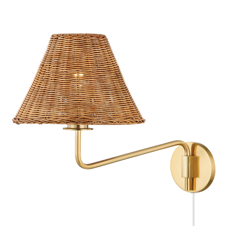 ##Antique Hardware## Issa Plug-In Sconce