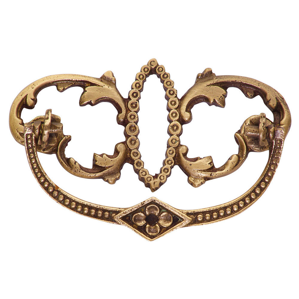 ##Antique Hardware## 3 7/8 Inch Victorian Cabinet Bail Pull