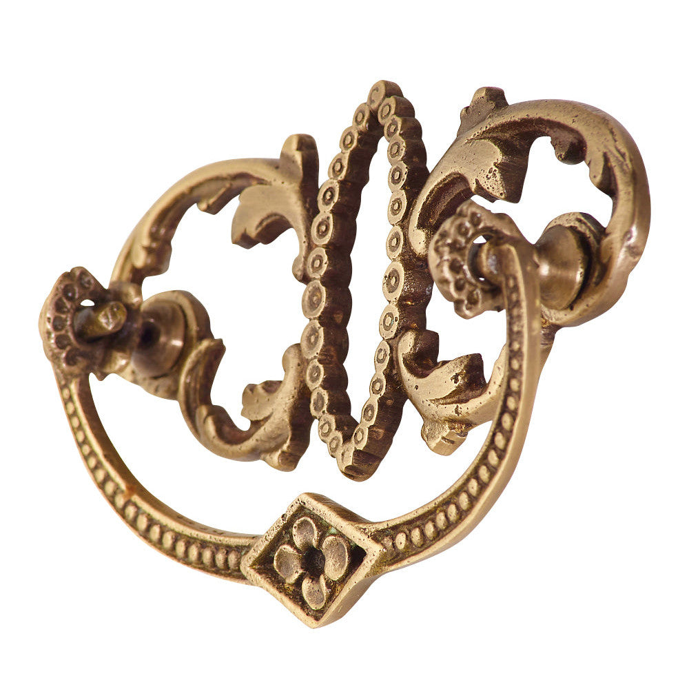 ##Antique Hardware## 3 7/8 Inch Victorian Cabinet Bail Pull