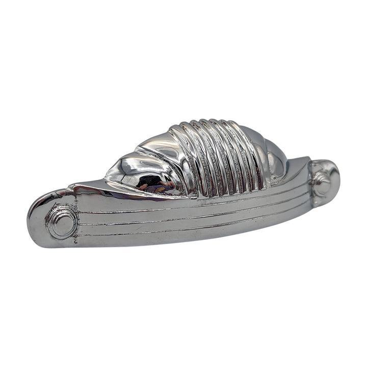 ##Antique Hardware## 5 Inch Overall (4 Inch c-c) Moderne Deco Cup Pull (Several Finishes Available)