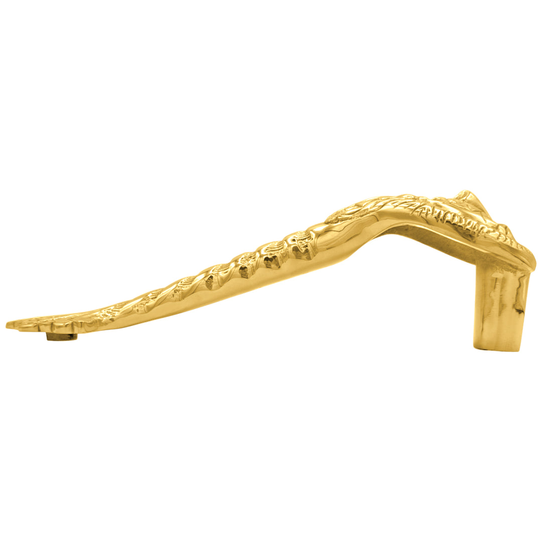 10 Inch Ornate Lion's Head Door Pull