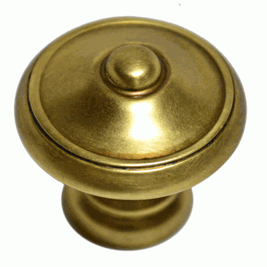 ##Antique Hardware## 1 1/4 Inch Antique Colonial Button Cabinet & Furniture Knob
