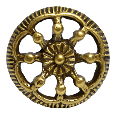 1 1/4 Inch Beaded Wheel Cabinet & Furniture Knob