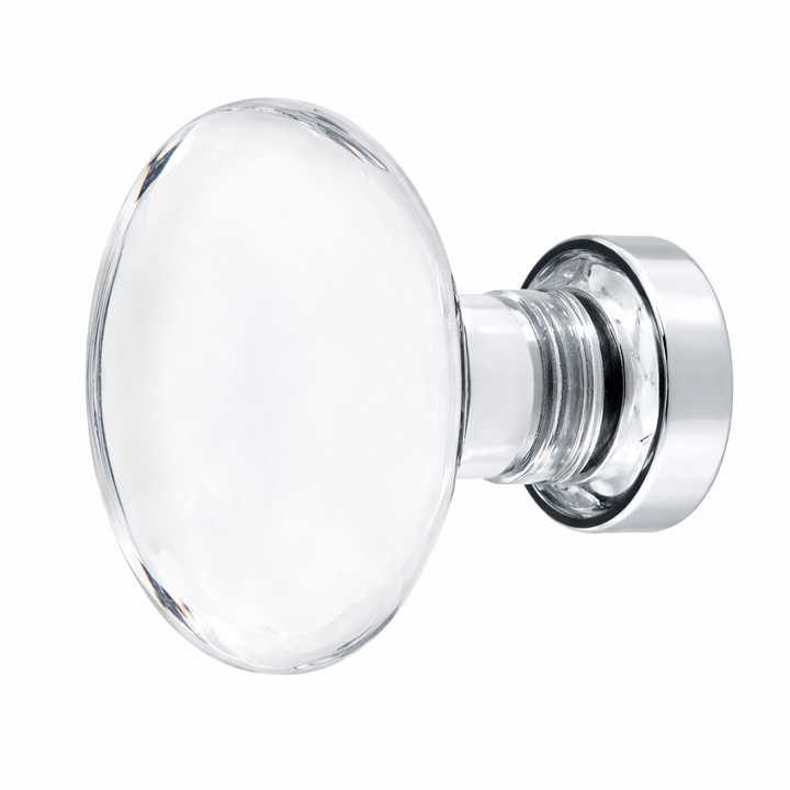 1 3/4 Inch Emtek Crystal Glass Hampton Cabinet & Furniture Knob