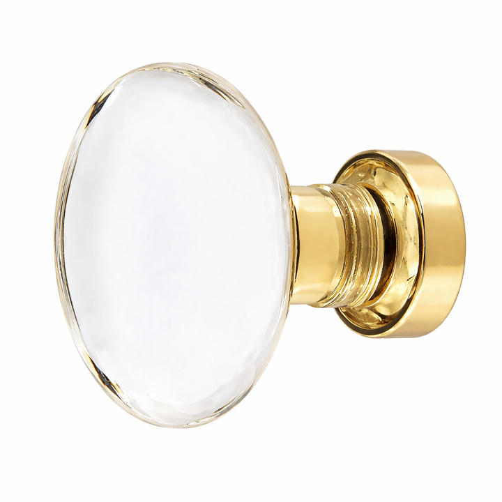 1 3/4 Inch Emtek Crystal Glass Hampton Cabinet & Furniture Knob