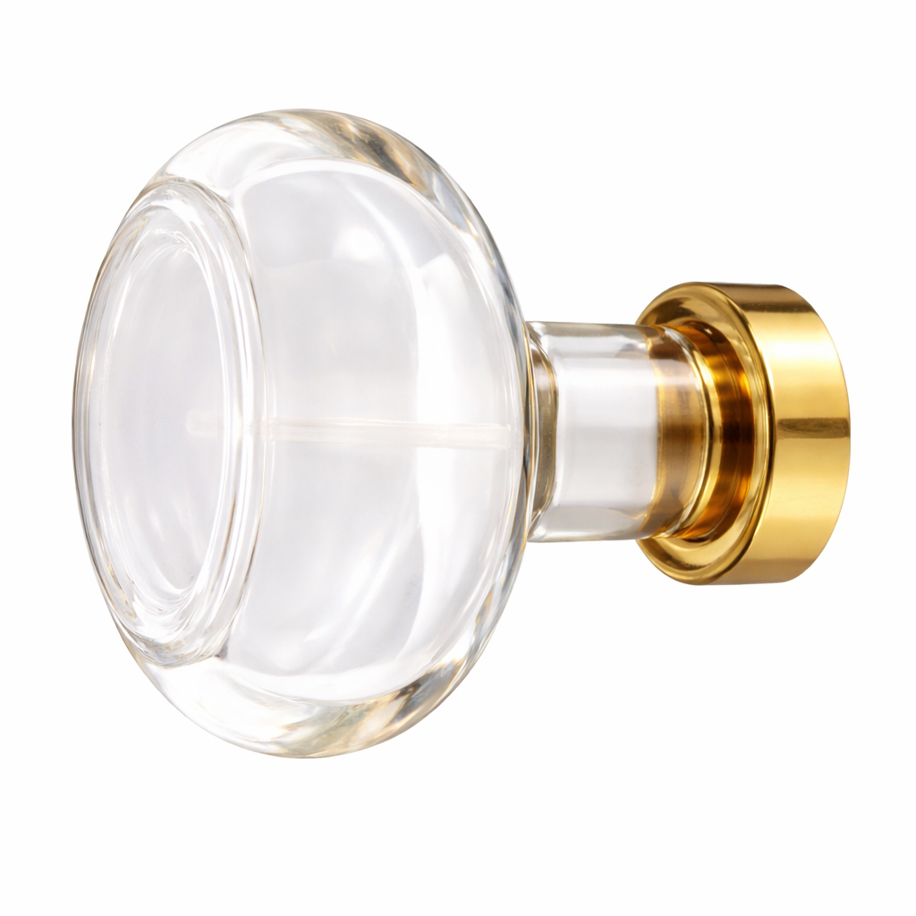 1 1/4 Inch Glass Georgetown Cabinet & Furniture Knob