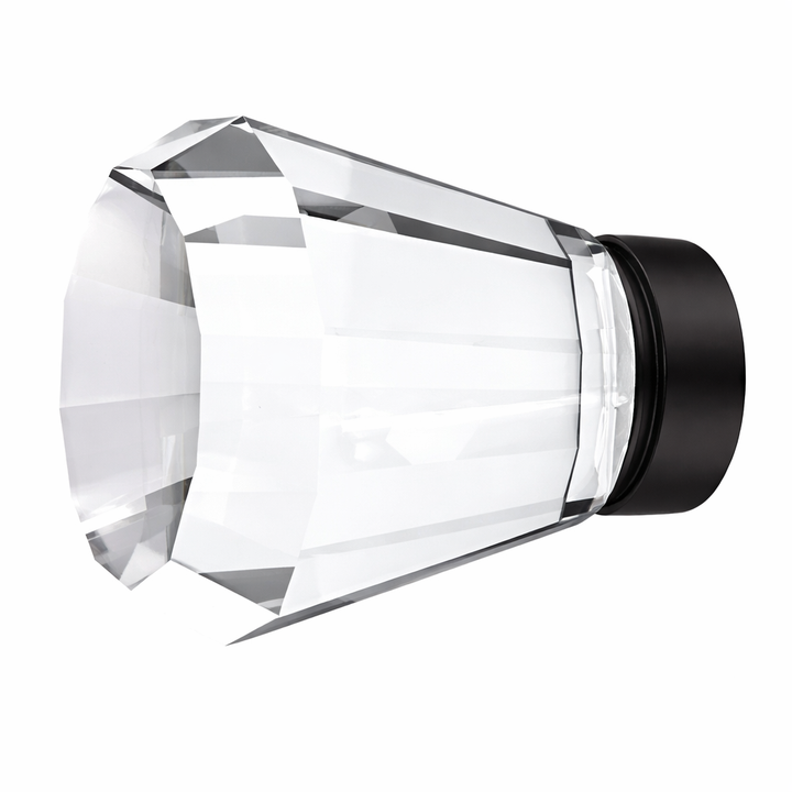 1 1/4 Inch Crystal Glass Brookmont Cabinet & Furniture Knob