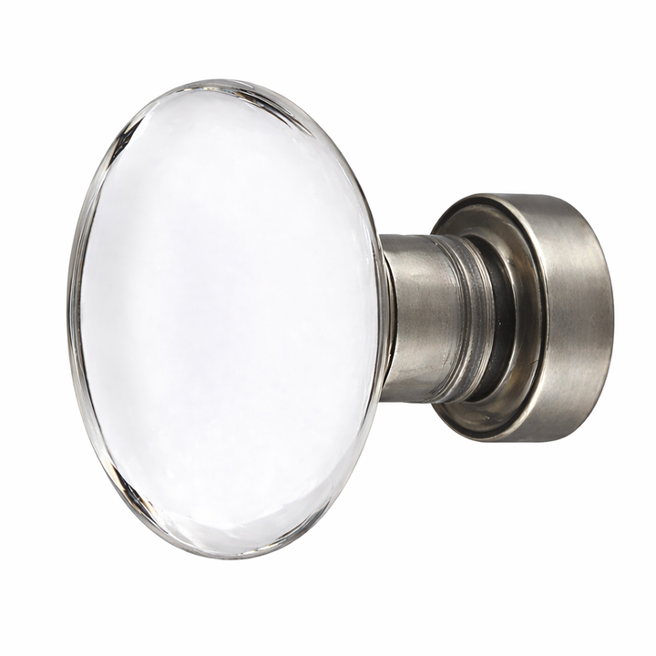 1 3/4 Inch Emtek Crystal Glass Hampton Cabinet & Furniture Knob