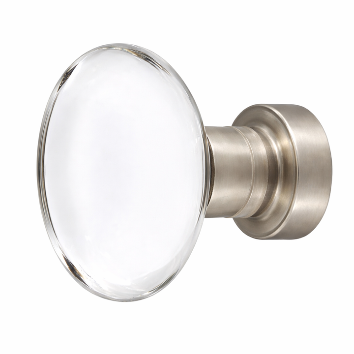 1 3/4 Inch Emtek Crystal Glass Hampton Cabinet & Furniture Knob