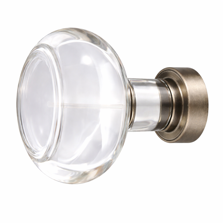 1 1/4 Inch Glass Georgetown Cabinet & Furniture Knob