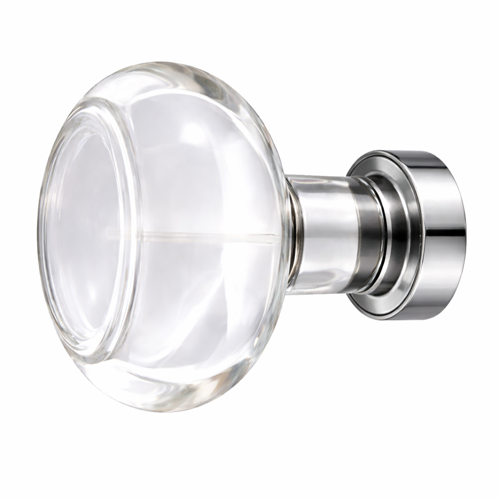 1 1/4 Inch Glass Georgetown Cabinet & Furniture Knob