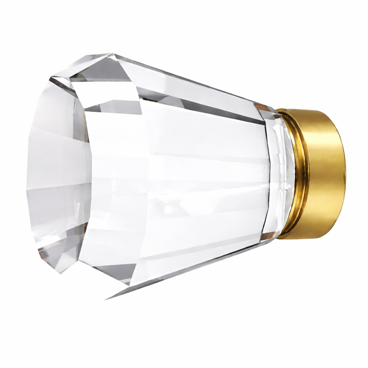 1 3/4 Inch Crystal Glass Brookmont Cabinet & Furniture Knob