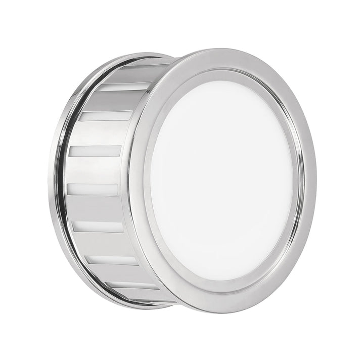 ##Antique Hardware## Kendal 2 Light Polished Nickel Sconce