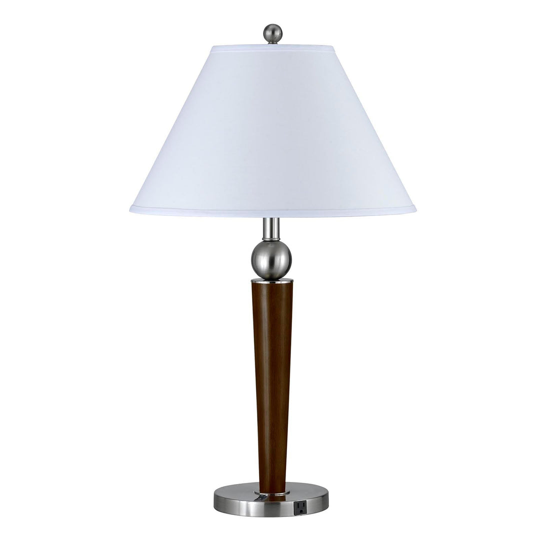 Antique Hardware 60W X 2, 1 OUTLET, 2 ROCKER SWITCH Table Lamp