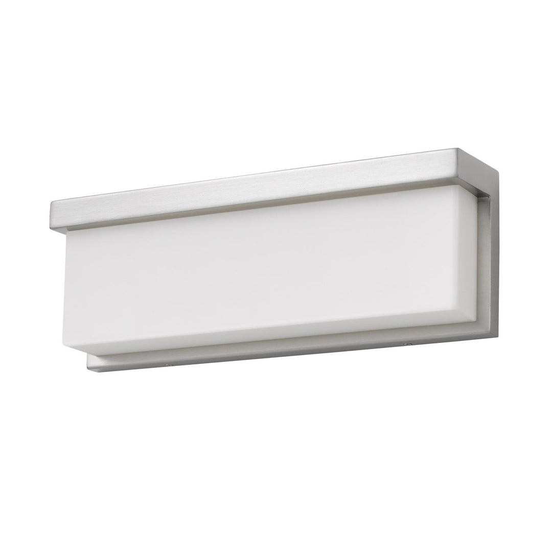 ##Antique Hardware## ALMERIA METAL LED 13" VANITY LIGHT WITH ACRYLIC SHADE