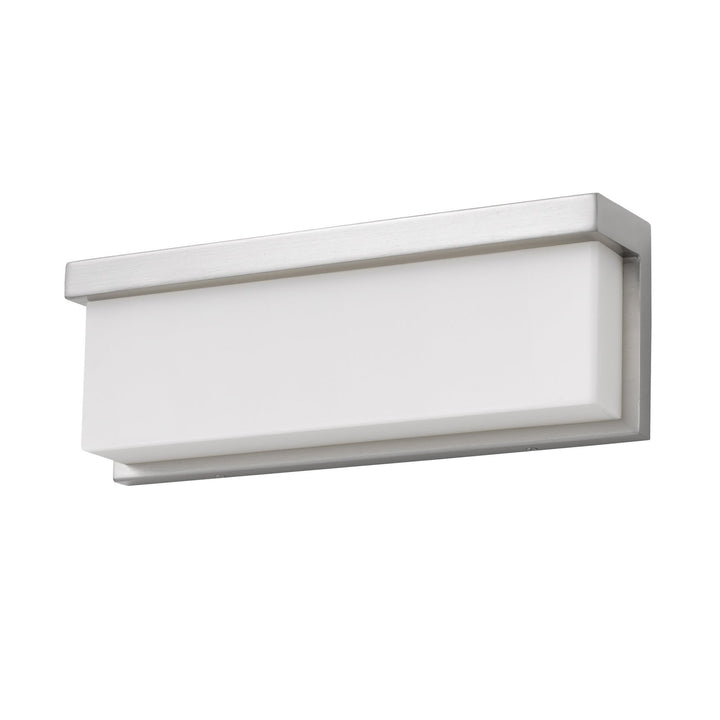 ##Antique Hardware## ALMERIA METAL LED 13" VANITY LIGHT WITH ACRYLIC SHADE
