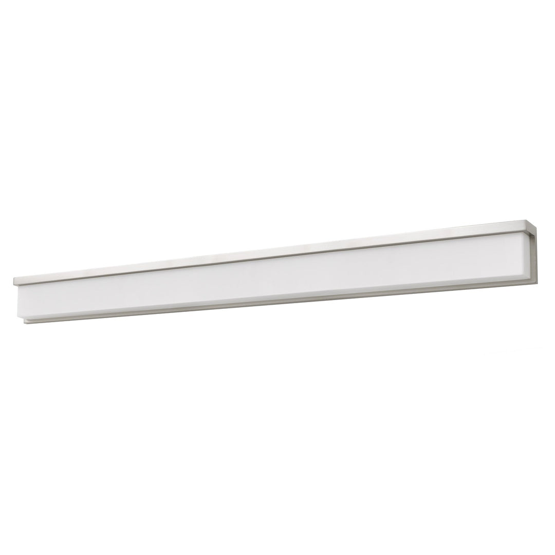 ##Antique Hardware## ALMERIA METAL LED 39" VANITY LIGHT WITH ACRYLIC SHADE
