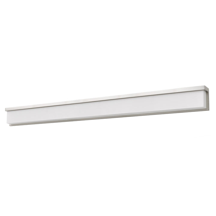 ##Antique Hardware## ALMERIA METAL LED 39" VANITY LIGHT WITH ACRYLIC SHADE