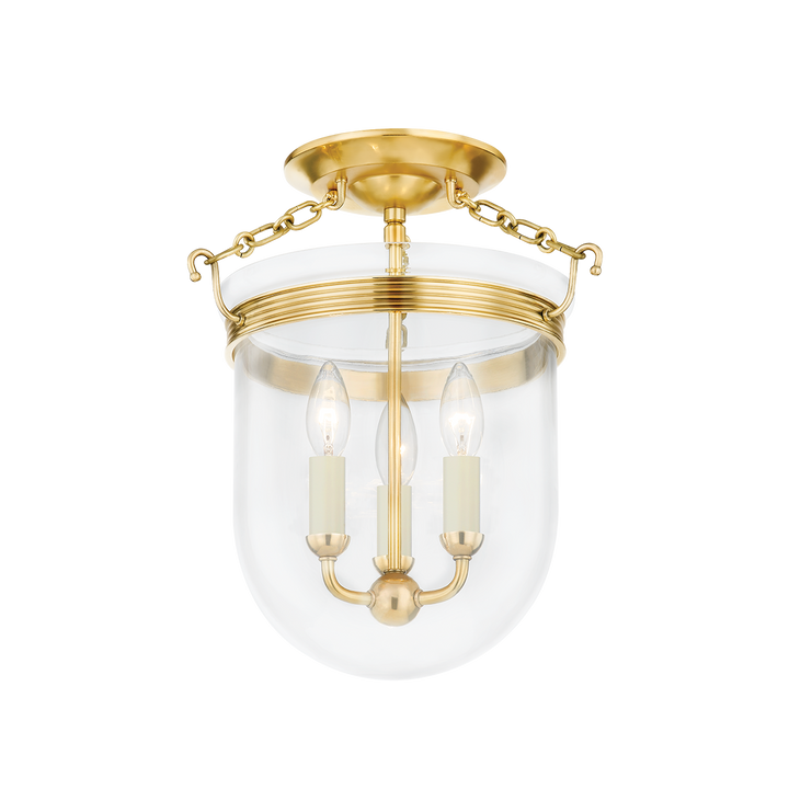 ##Antique Hardware## ROUSHAM Semi Flush