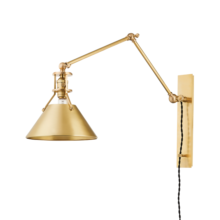 ##Antique Hardware## METAL NO. 2 Plug-in Sconce