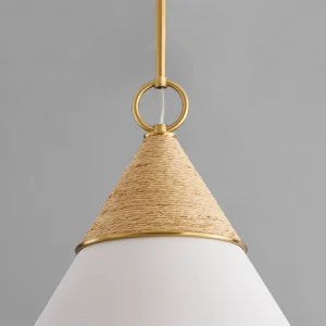##Antique Hardware## Mica Pendant