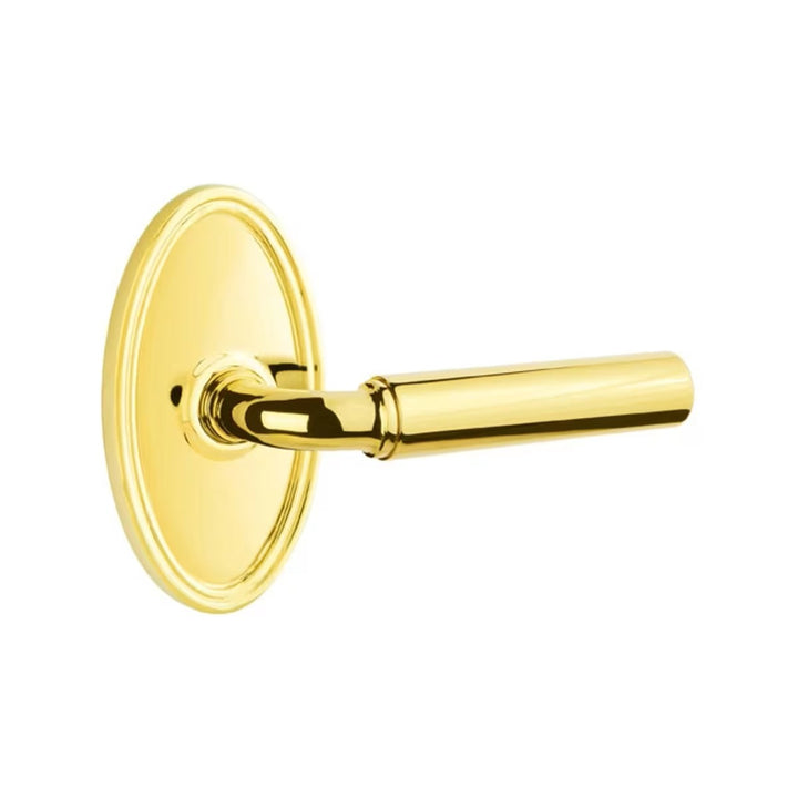 Emtek Solid Brass Manning Lever With Oval Rosette (Several Finishes Available)