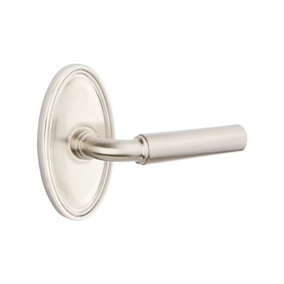 Emtek Solid Brass Manning Lever With Oval Rosette (Several Finishes Available)