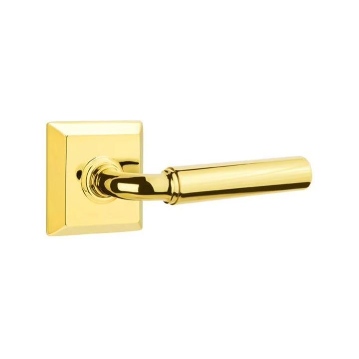 Emtek Solid Brass Manning Lever With Quincy Rosette (Several Finishes Available)