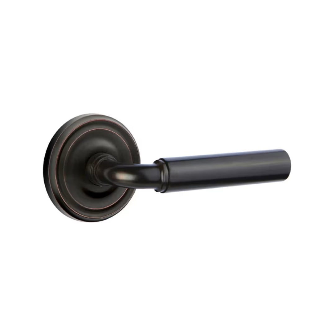 Emtek Solid Brass Manning Lever With Regular Rosette (Several Finishes Available)