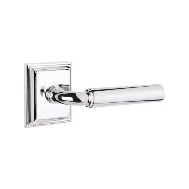 Emtek Solid Brass Manning Lever With Wilshire Rosette (Several Finishes Available)
