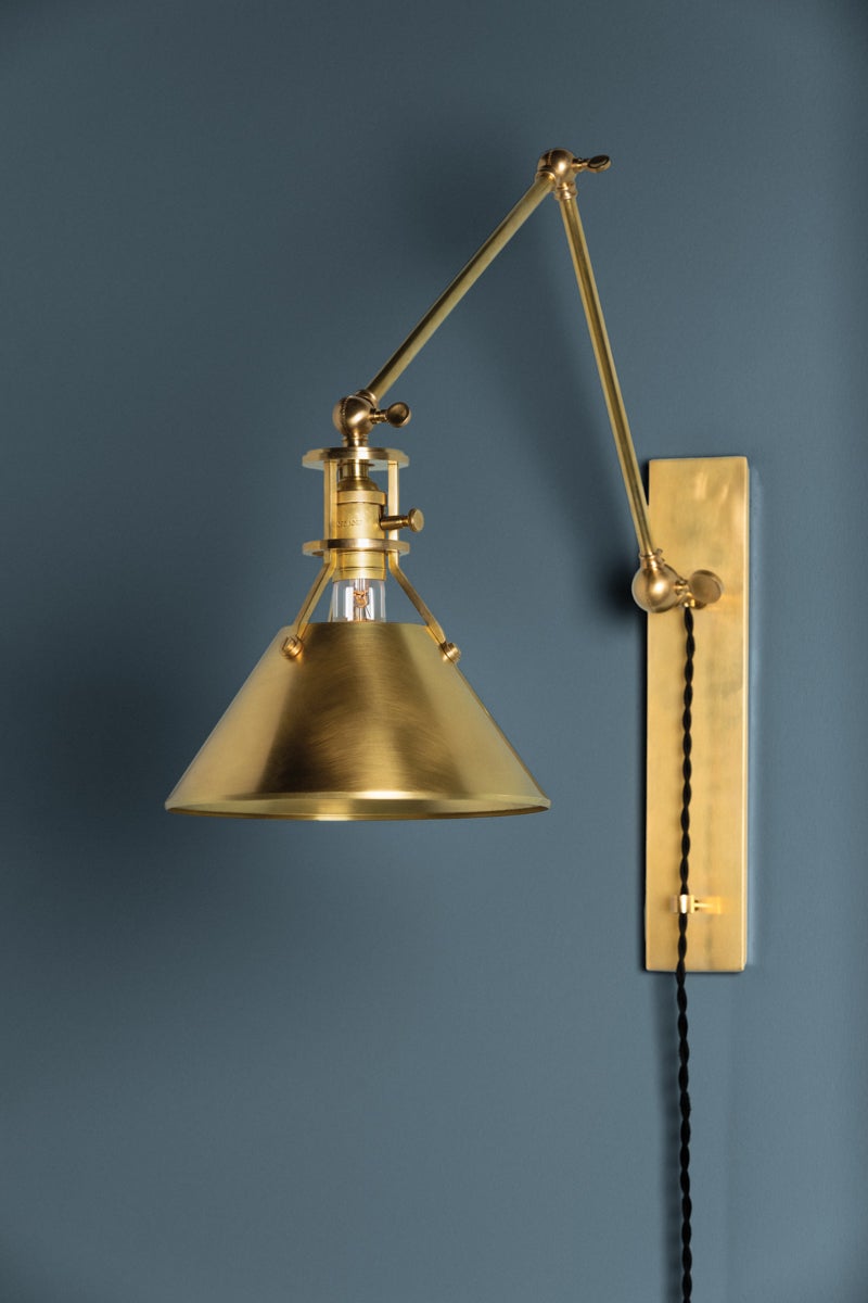 ##Antique Hardware## METAL NO. 2 Plug-in Sconce
